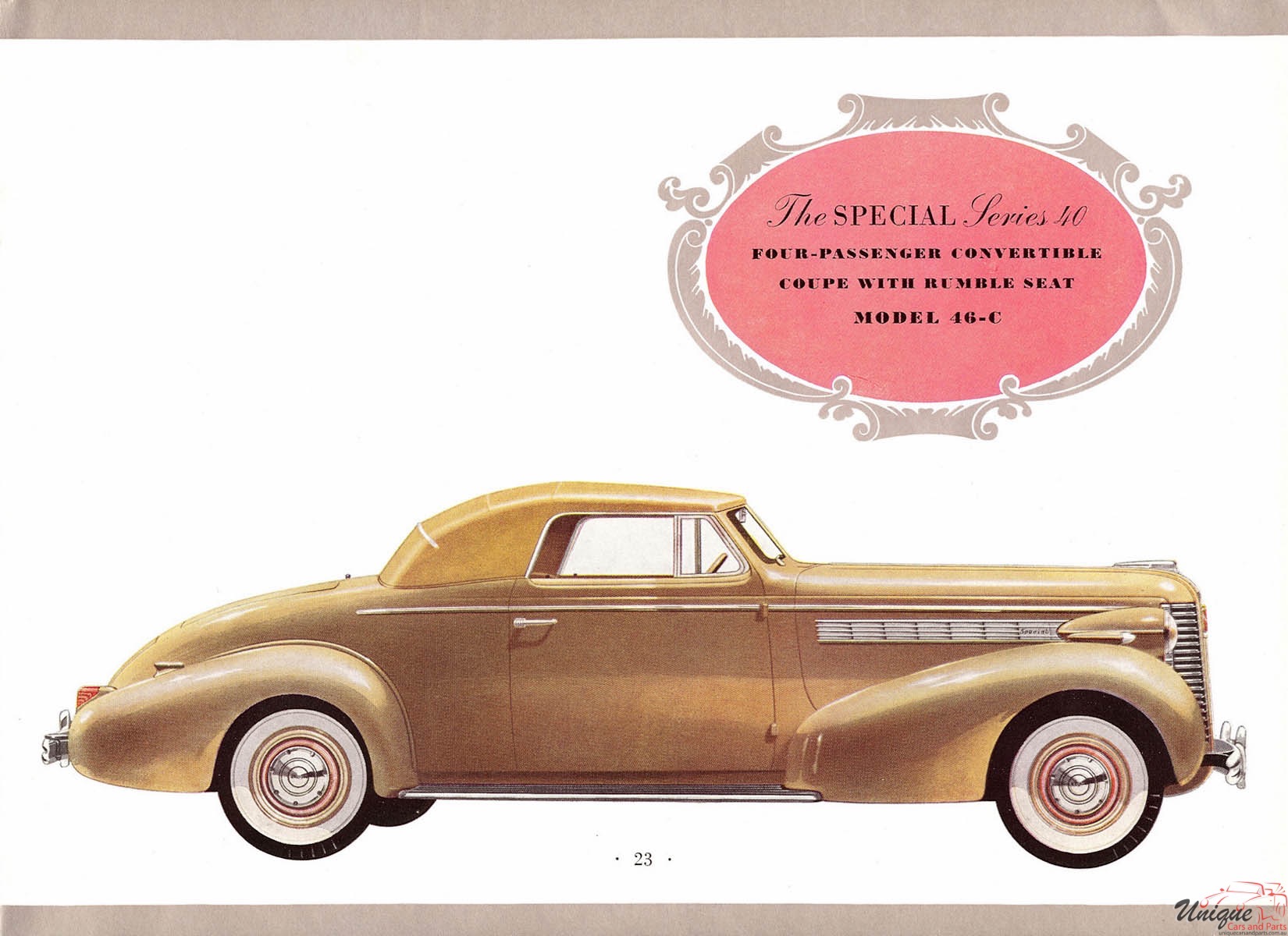 1938 Buick Prestige Brochure Page 20